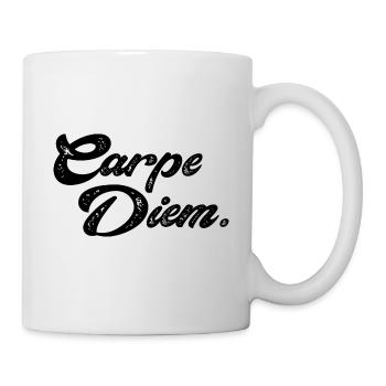 Carpe Diem - Tasse - Weiß - Rechts