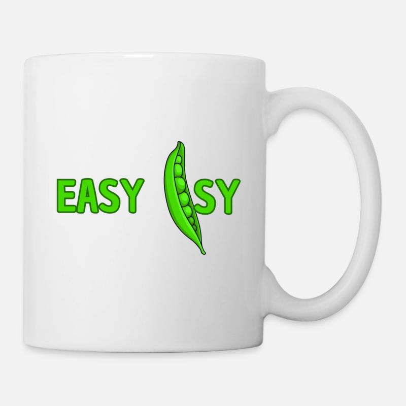 Easy peasy - Tasse - Weiß