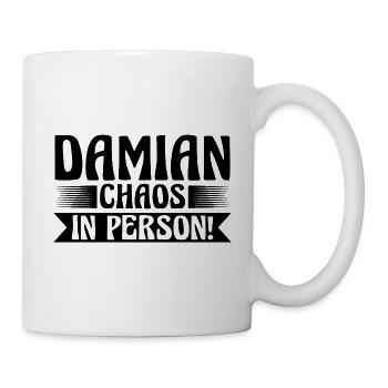 Vorname Damian - Tasse - Weiß - Rechts