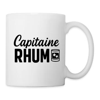 Capitaine des Mers – Style Pirate Vintage - Mug blanc - blanc - Droite