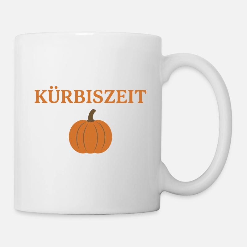 Pumpkin Time Autumn Motif - Mug - white