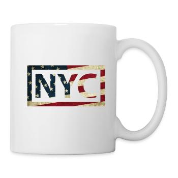 NYC (New York City) - Mug blanc - blanc - Droite