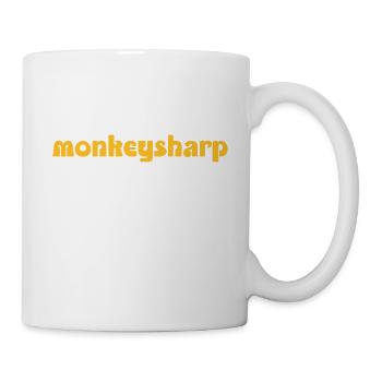 monkeysharp (qui était autrefois corné) - Mug blanc - blanc - Droite