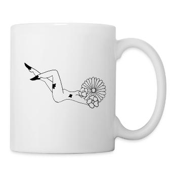 Pouvoir des fleurs - Mug blanc - blanc - Droite