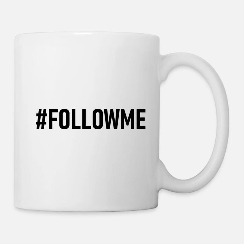 #FOLLOWME - Tasse - Weiß