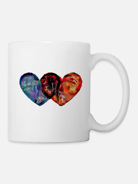 Heart by heart - Mug - white