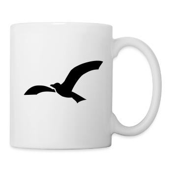 Seagull simple silhouette - Mug - white - Right