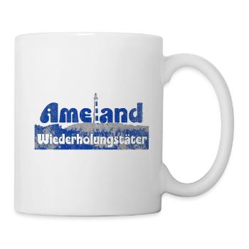 Ameland Wiederholungstäter - Tasse - Weiß - Rechts