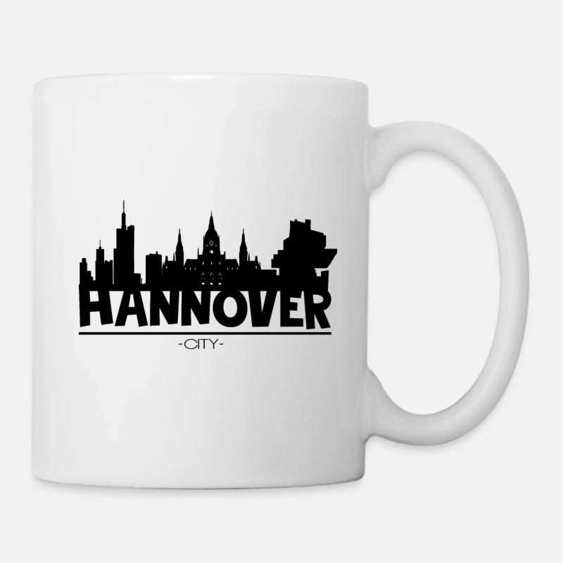 Hannover Stadtbild Skyline - Tasse - Weiß