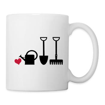 Gärtnerherz2 - Mug - white - Right