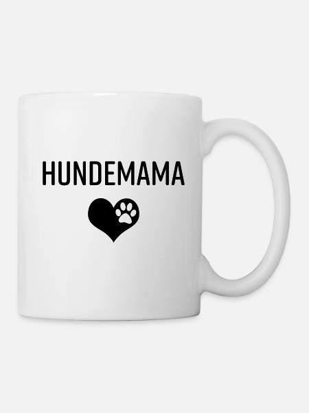 Hundemama Hundeliebe Hund Haustier Geschenk - Tasse - Weiß