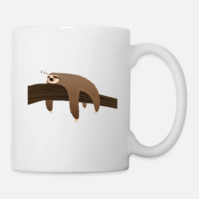 Sloth Relax Chill Nap sleep - Mug blanc - blanc