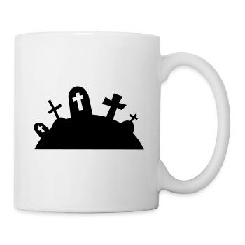 Graves cemetery halloween / graveyard graves - Mug - white - Right