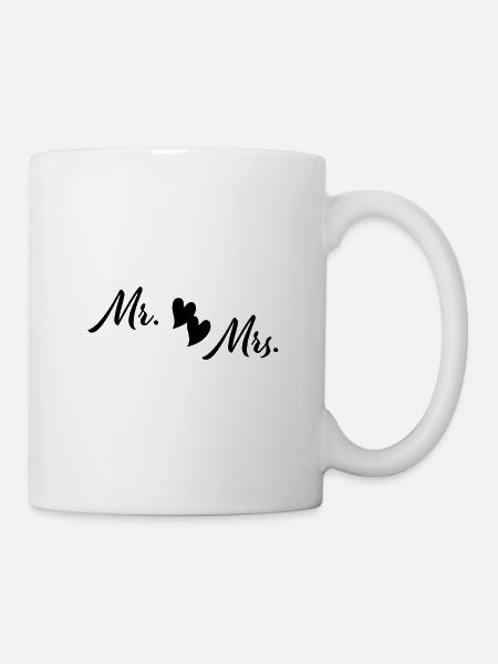 Mr. & Mrs. - Mug - white