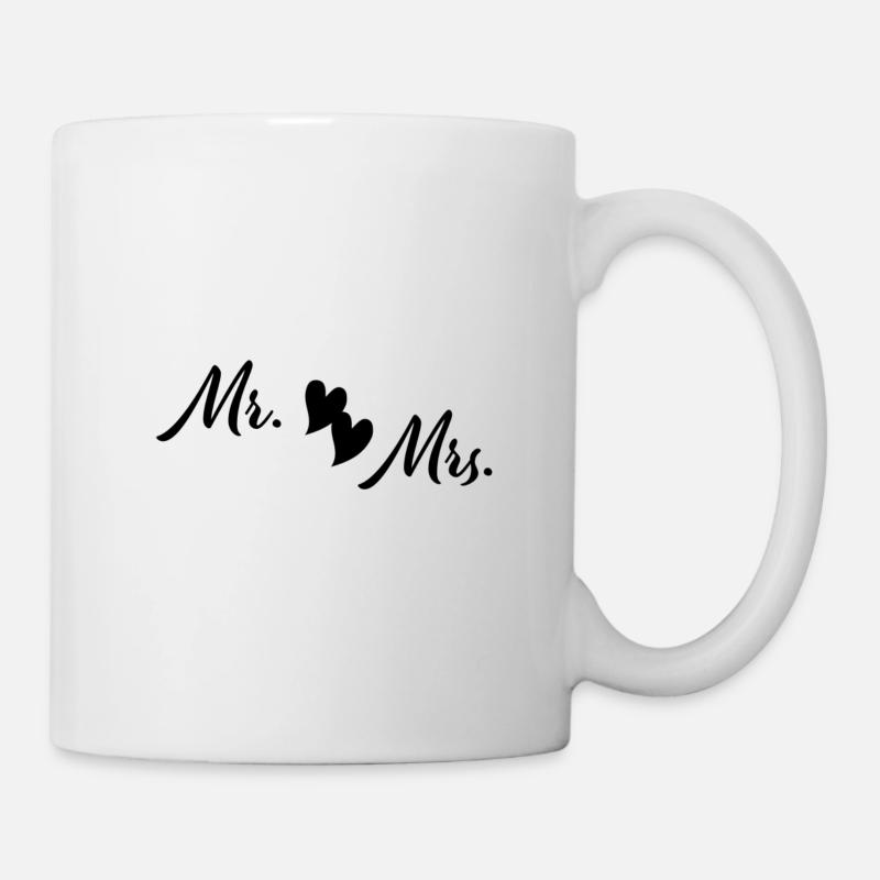 Mr. & Mrs. - Mug - white