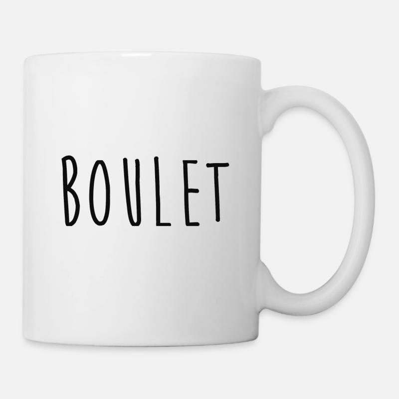 Boulet - Mug blanc - blanc