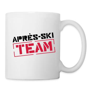 apres ski team - Tasse - Weiß - Rechts