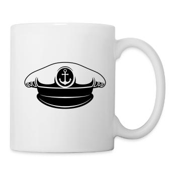 cap sailor sailor captain - Mug - white - Right