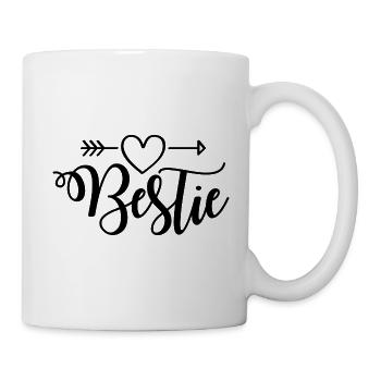 La bête coeur Amitié - Mug blanc - blanc - Droite