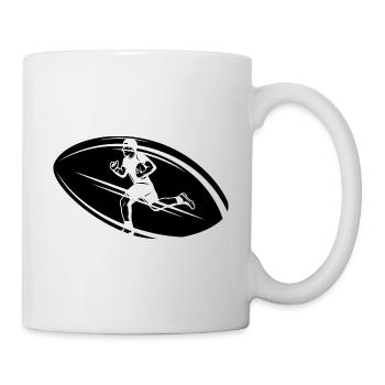 Rétro Rugby Rugby Fan Rugby Rugby Rugby Jouer - Mug blanc - blanc - Droite