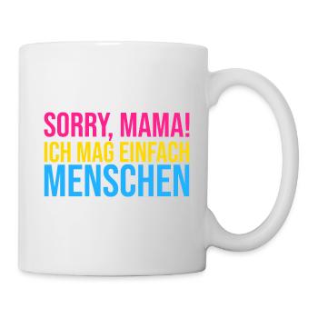 Pansexuell Regenbogenflagge - Tasse - Weiß - Rechts