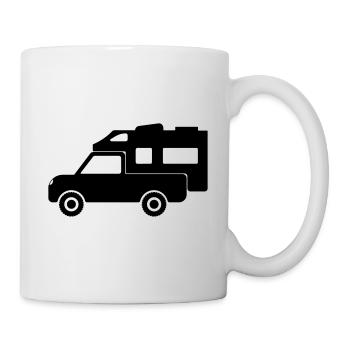Pickup Residential Cabin Settling Cabin Camper Camper - Mug - white - Right
