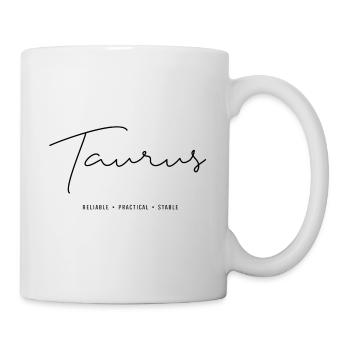 Taureau - Mug blanc - blanc - Droite