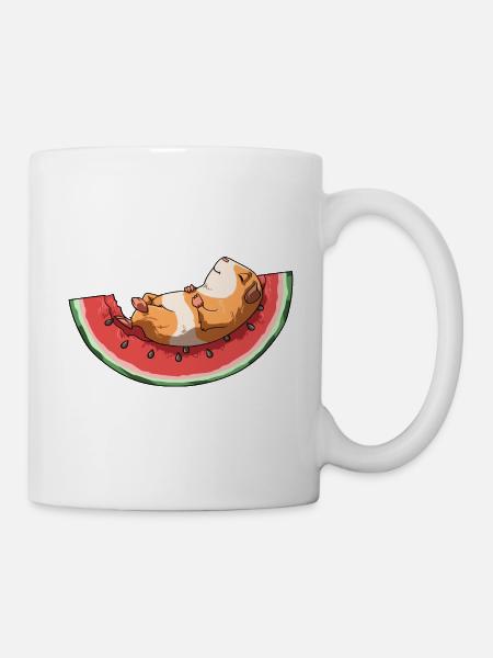 Meerschweinchen Melone für einen - Tasse - Weiß