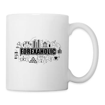 Forexaholic Funny Forex Pip Trader Quote - Mug - white - Right