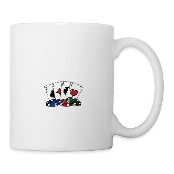 Pyschological Warfare Casino Gambler Jeu - Mug blanc - blanc - Droite