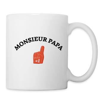 Monsieur Papa - Mug blanc - blanc - Droite