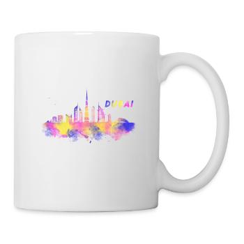 Skyline Dubai - Tasse - Weiß - Rechts