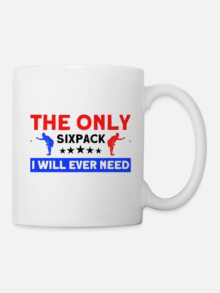 Boulespiel Boccia Petanque Boulespiel Geschenk - Tasse - Weiß