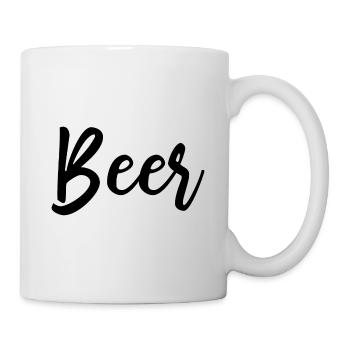 Beer - Tasse - Weiß - Rechts