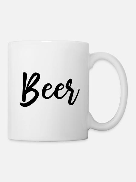 Beer - Tasse - Weiß