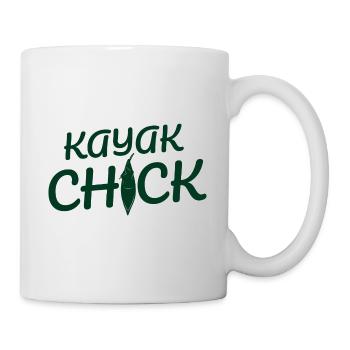 Paddel-Boot Kanu-Fahrer Für Kajak - Tasse - Weiß - Rechts