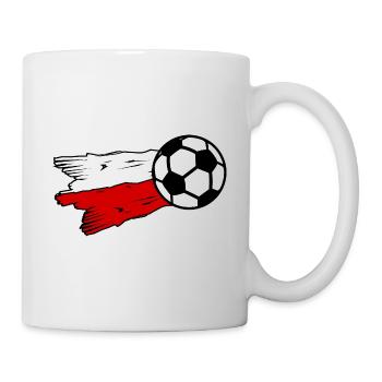 Les fans de football polonais - Mug blanc - blanc - Droite