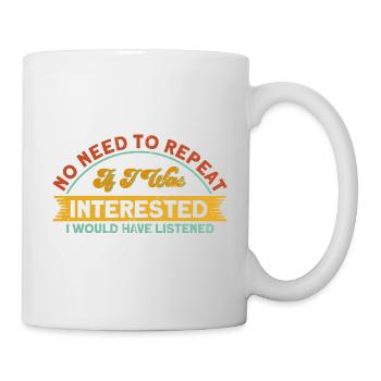Black Humor Sarcasm Irony Gift - Mug - white - Right