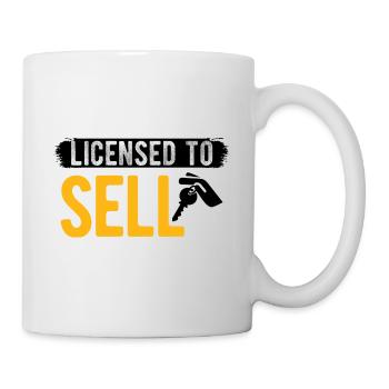 Immobilien-Händler Für Immobilien-Makler - Tasse - Weiß - Rechts