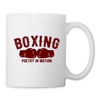 Boxsport Boxing - Tasse - Weiß - Rechts