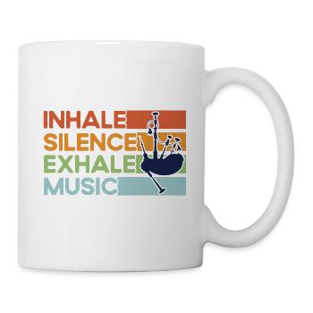 Scottish Bagpipes Bagpipes Music Bagpipes - Mug - white - Right