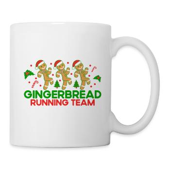 Weihnachtsbäckerei Plätzchen backen Plätzchenbacke - Tasse - Weiß - Rechts