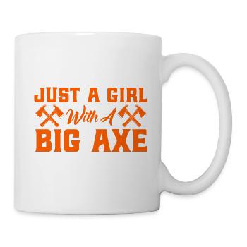 Axe Thrower Competitions in Axe Throwing Axes - Mug - white - Right