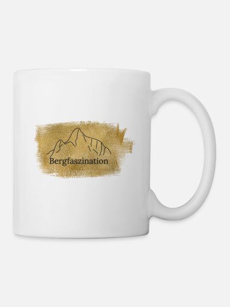 Bergfaszination - Tasse - Weiß