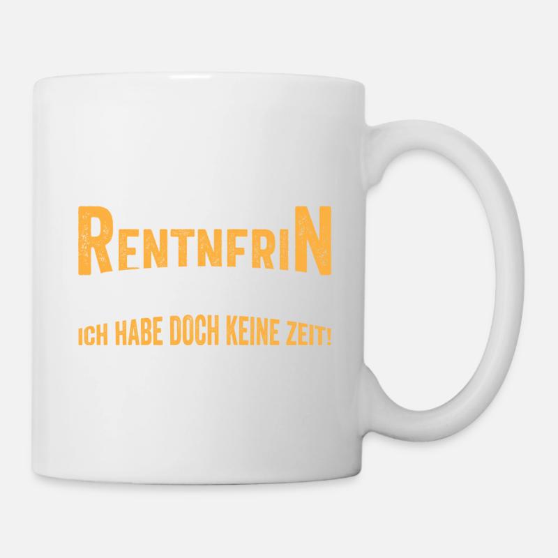 Rentnerin im Einsatz - Tasse - Weiß