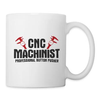 Maschinen-Bediener Maschinenführer Machinist - Tasse - Weiß - Rechts