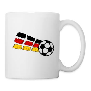 Les fans de football allemands - Mug blanc - blanc - Droite