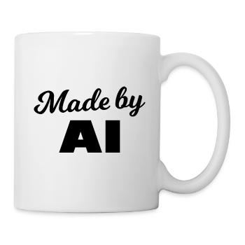 Fabriqué par l’IA - Mug blanc - blanc - Droite