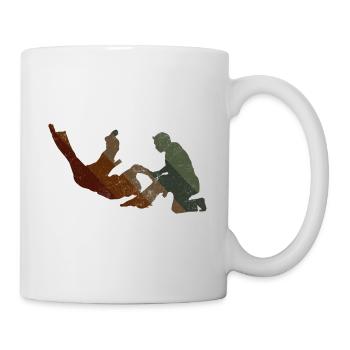 Koreanischer Kampfsport Hapkido - Tasse - Weiß - Rechts