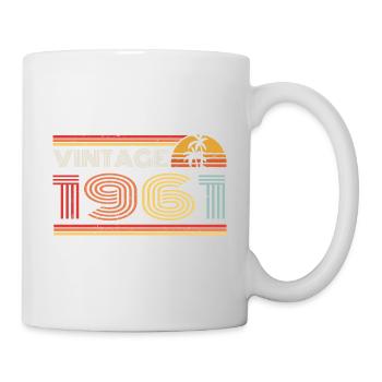 1961 Limited Edition Geburtstag Outfit 1961 vintag - Tasse - Weiß - Rechts